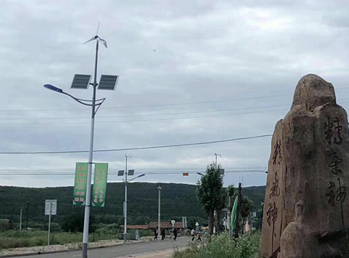 南京歐陸300W風光互補發(fā)電系統(tǒng)成功應用在內(nèi)蒙道路上